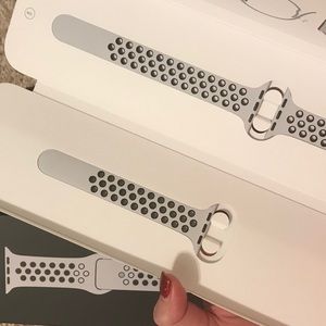 New white Apple Watch band